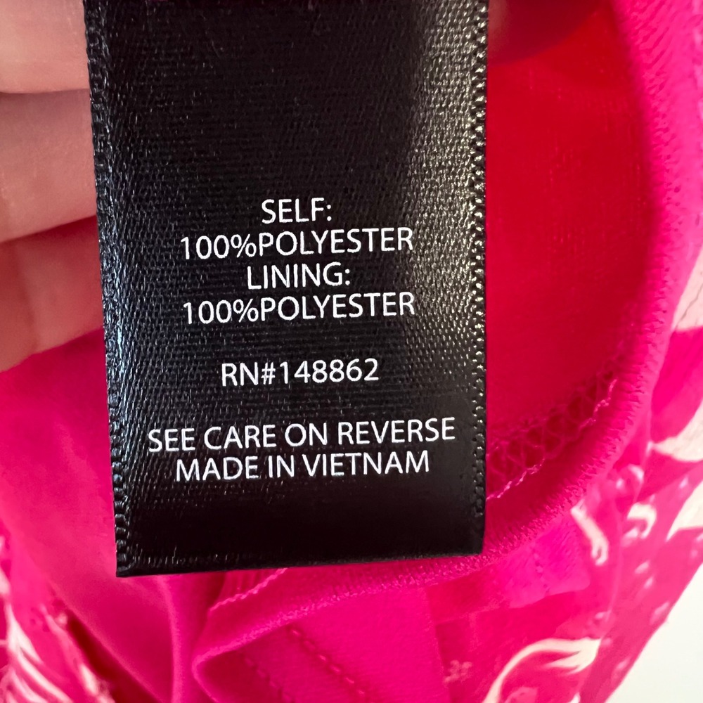NEW Torrid 2X Mini Clip Dot Voluminous Babydoll Dress Emma Floral Pink Tropical - Picture 5 of 15